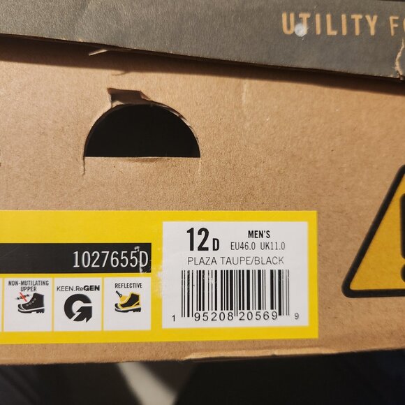 Keen steel toed shoes